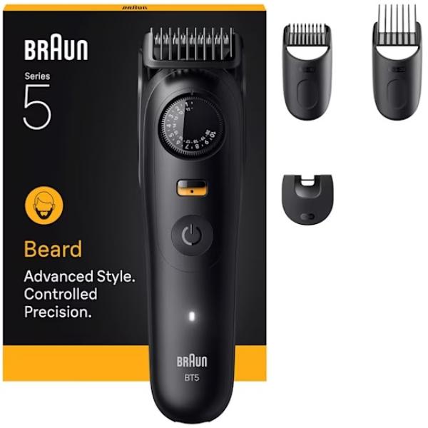 Aparador de Barba Série 5 BT5520 + Acessórios (Preto) - BRAUN