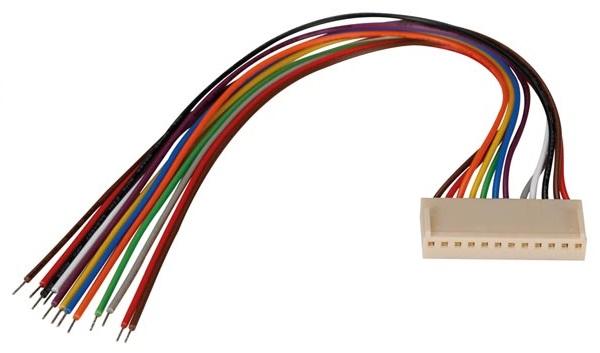 Conector Molex Femea 12 Pinos c/ Cabo