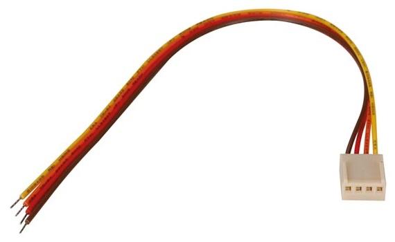 Conector Molex Femea 4 Pinos c/ Cabo
