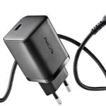 Carregador Universal GaN 65W USB - C c/ Cabo USB - C + 4 Conetores (Preto) - NGS