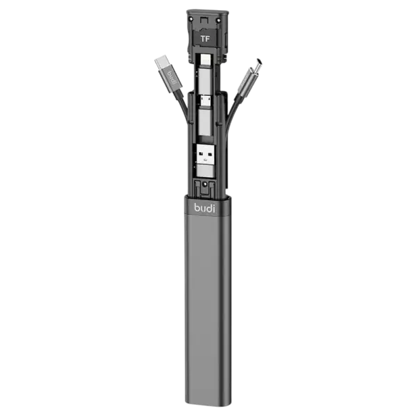 Leitor de Cartões SIM / TF 9 - EM - 1 (Preto) - BUDI