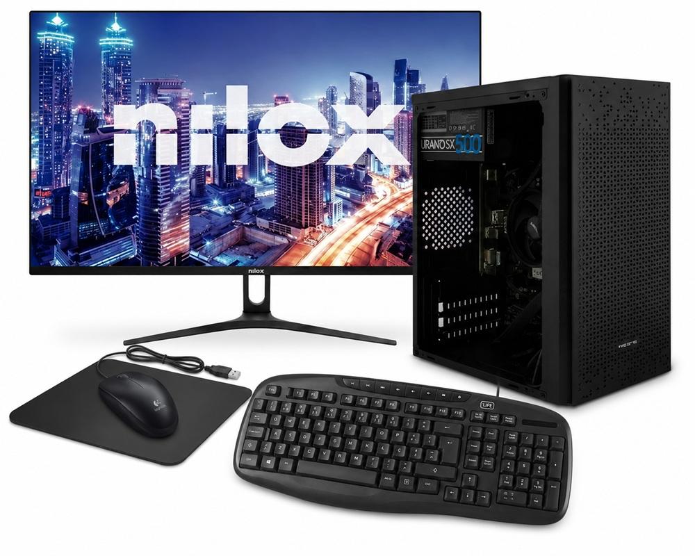 Bundle Computador PC - ATOM + Monitor FHD + Teclado/Rato + Tapete