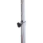 Punching Ball Ajustável em Altura com Base Recarregável Punching Ball de Boxe com Suporte e Luvas Ø48x136 - 154 cm Preto