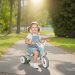 Bicicleta sem Pedais para Crianças dos 12 aos 36 Meses Bicicleta de Equilíbrio com Guiadores com Rotação Limitada a 60° 69x40x49 cm Verde