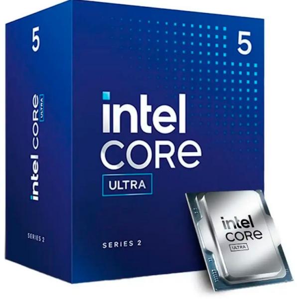 Processador Core Ultra 5 225 (Series 2) Arrow Lake 10 - Core 2.7GHz Turbo 4.9GHz 20MB Cache1 - INTEL