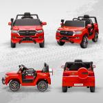Carro Elétrico para Crianças Toyota Land Cruiser 12V com Faróis Buzina Arranque Lento e Música MP3 107x65x55,5 cm Vermelho