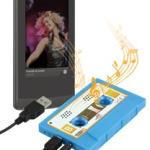 Cassete Mini Hi - Fi USB Azul - basicXL