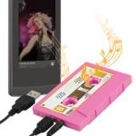 Cassete Mini Hi - Fi USB Rosa - basicXL