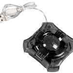 HUB Slim USB 2.0 4 Portas (Preto) - ESPERANZA