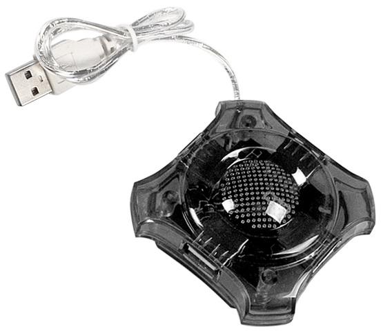HUB Slim USB 2.0 4 Portas (Preto) - ESPERANZA