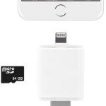 Leitor Cartões 2 em 1 (USB e Iphone Lightning USB)