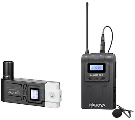 Microfone Wireless UHF Duplo Canal BY - WM8 Pro - K7 (Preto) - BOYA