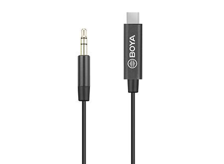 Cabo Adaptador TRRS Type - C (Preto) - BOYA