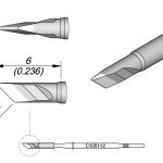 Ponta p/ Ferro Soldar (2,5 x 0,3mm) - JBC