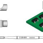 Ponta p/ Micro Pinças PA120 - A (Ø 0,3mm) - JBC