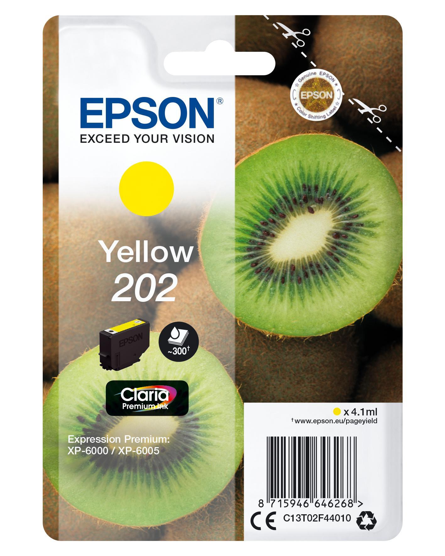 Tinteiro 202 XP - 60xx (Amarelo) - EPSON