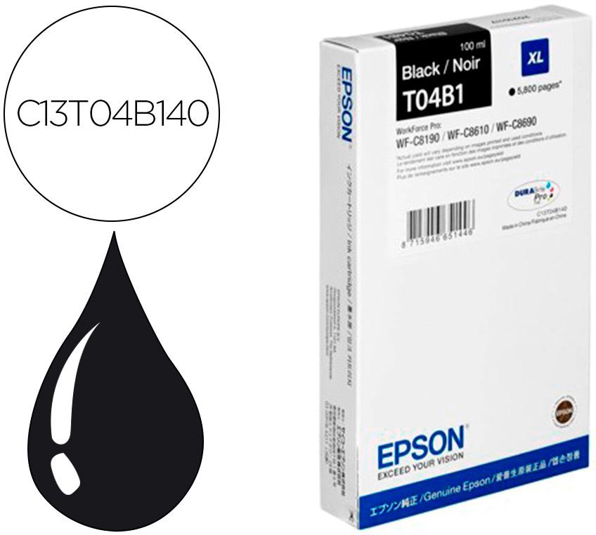 Tinteiro Original Epson T04B1 Preto