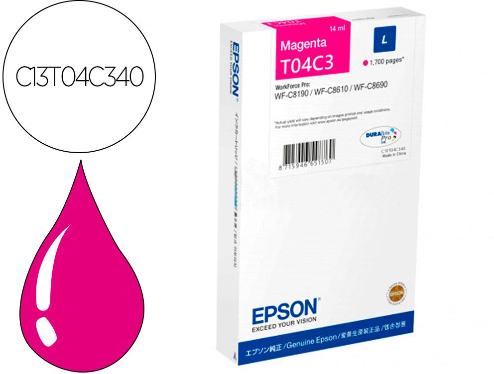 Tinteiro Original Epson T04C3 Magenta