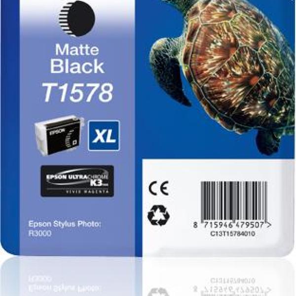 Tinteiro EPSON Photo R3000 Preto Mate - C13T15784010