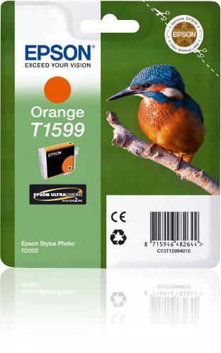 Tinteiro EPSON Photo R2000 Laranja - C13T15994010