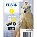 Tinteiro EPSON Amarelo Serie 26XL XP - 600/700/800 - C13T26344012