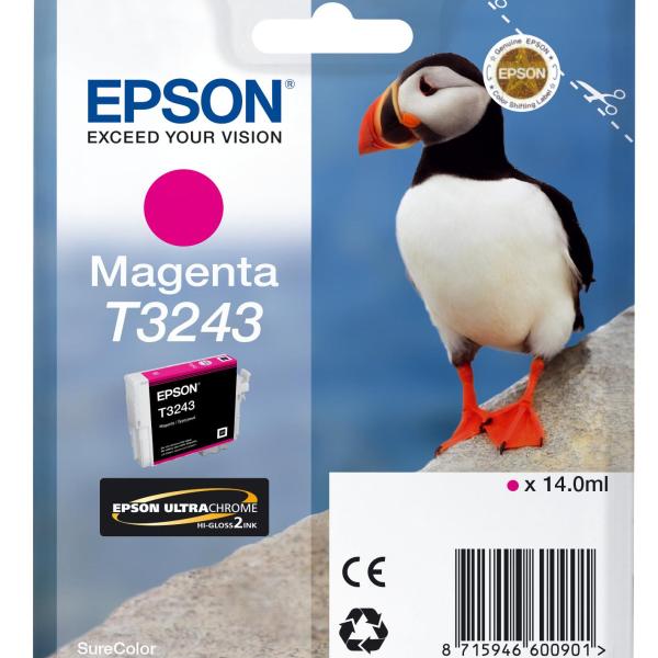 Tinteiro EPSON T3243 Magenta - C13T32434010
