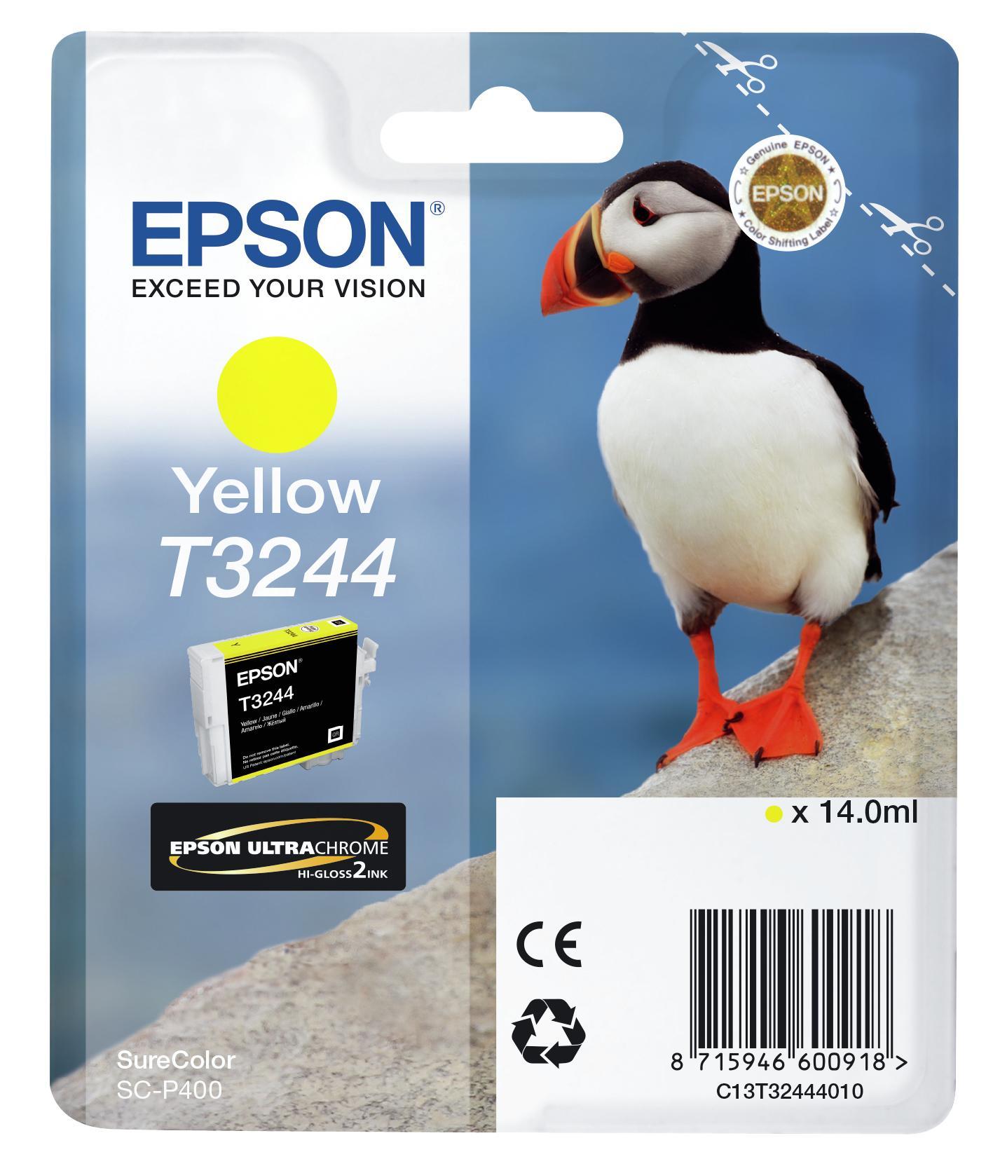 Tinteiro EPSON T3244 Amarelo - C13T32444010