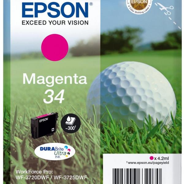 Tinteiro Magenta 34 (300 páginas) - EPSON