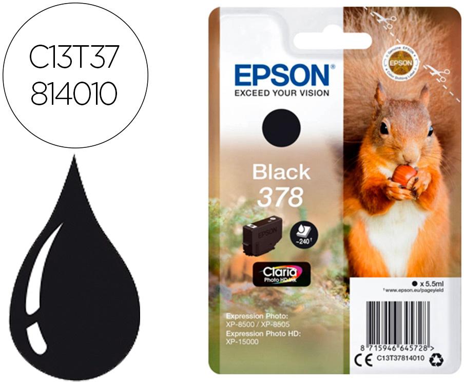 Tinteiro 378 Expression Home Xp - 8605 / 8606 / Xp - 15000 / Xp - 8500 / 8505 (Preto) - EPSON