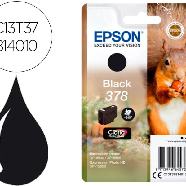 Tinteiro 378 Expression Home Xp - 8605 / 8606 / Xp - 15000 / Xp - 8500 / 8505 (Preto) - EPSON