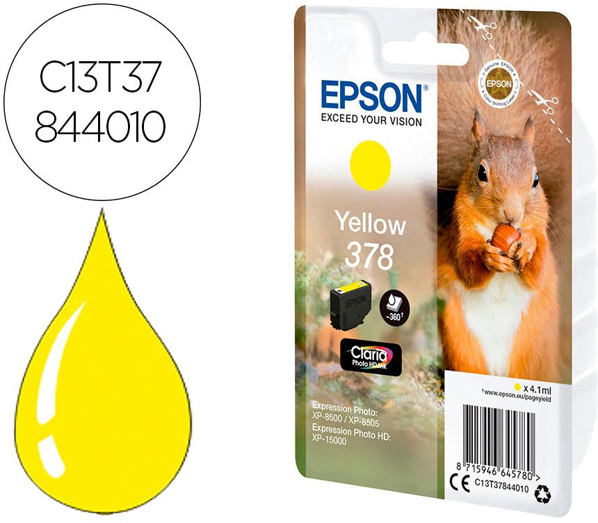 Tinteiro Original Epson nº378 Amarelo (Recondicionado)