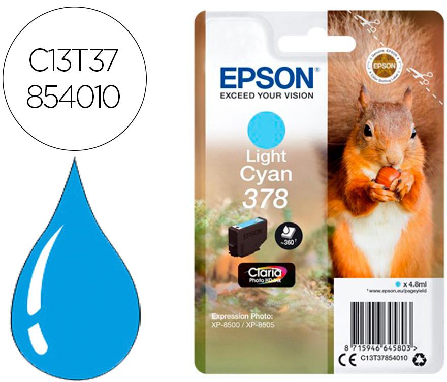 Tinteiro 378 Expression Home Xp - 8605 / 8606 / Xp - 15000 / Xp - 8500 / 8505 (Ciano) - EPSON