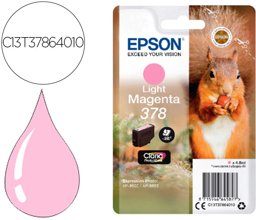 Tinteiro 378 Expression Home Xp - 8605/8606/Xp - 15000/Xp - 8500/8505 (Magenta Claro) - EPSON