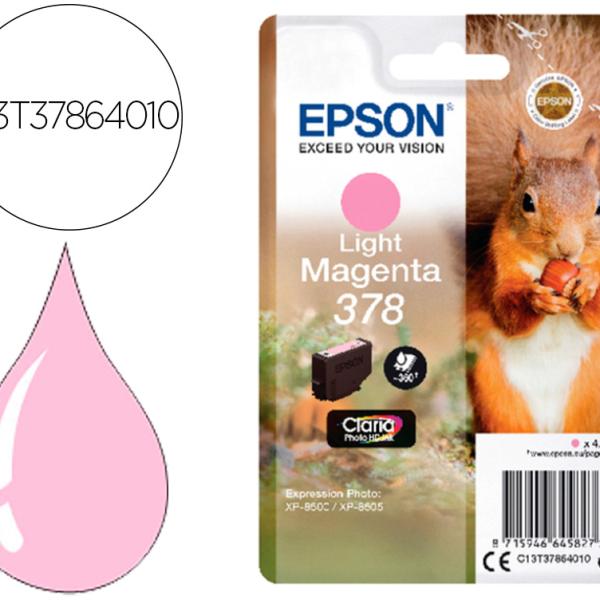 Tinteiro 378 Expression Home Xp - 8605/8606/Xp - 15000/Xp - 8500/8505 (Magenta Claro) - EPSON