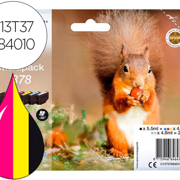 Pack Multicor 378 Expression Home Xp - 8605/15000/8500 - EPSON