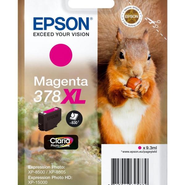 Tinteiro Magenta 378XL (830 páginas) - EPSON