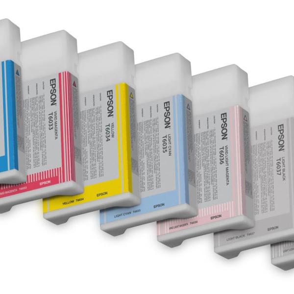 Tinteiro EPSON SP 7800/9800/7880/9880 Amarelo 220ML C13T6034 — Recondicionado