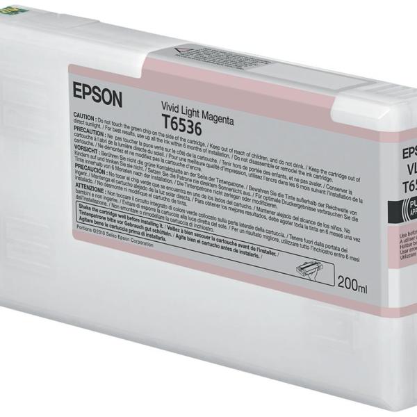Tinteiro EPSON SP 4900 Vivid Light Magenta 200ml C13T653600 - Recondicionado
