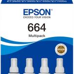 Pack 4x Tinteiros 664 EcoTank Original - EPSON