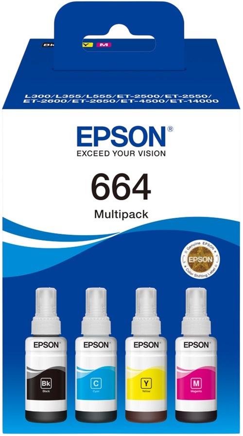 Pack 4x Tinteiros 664 EcoTank Original - EPSON