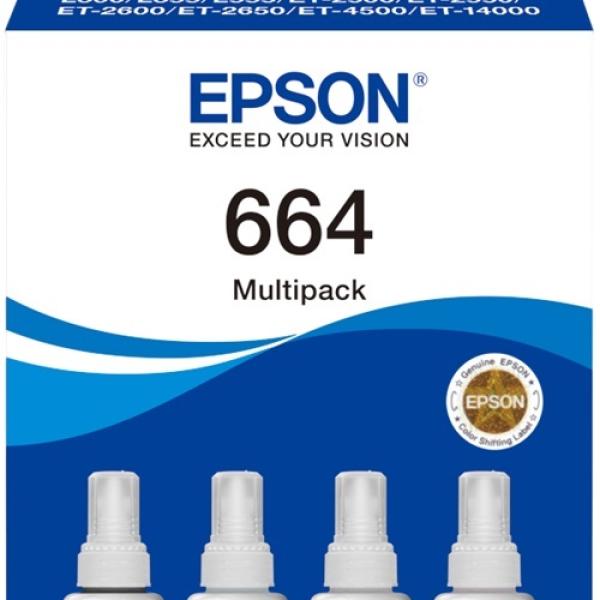 Pack 4x Tinteiros 664 EcoTank Original - EPSON