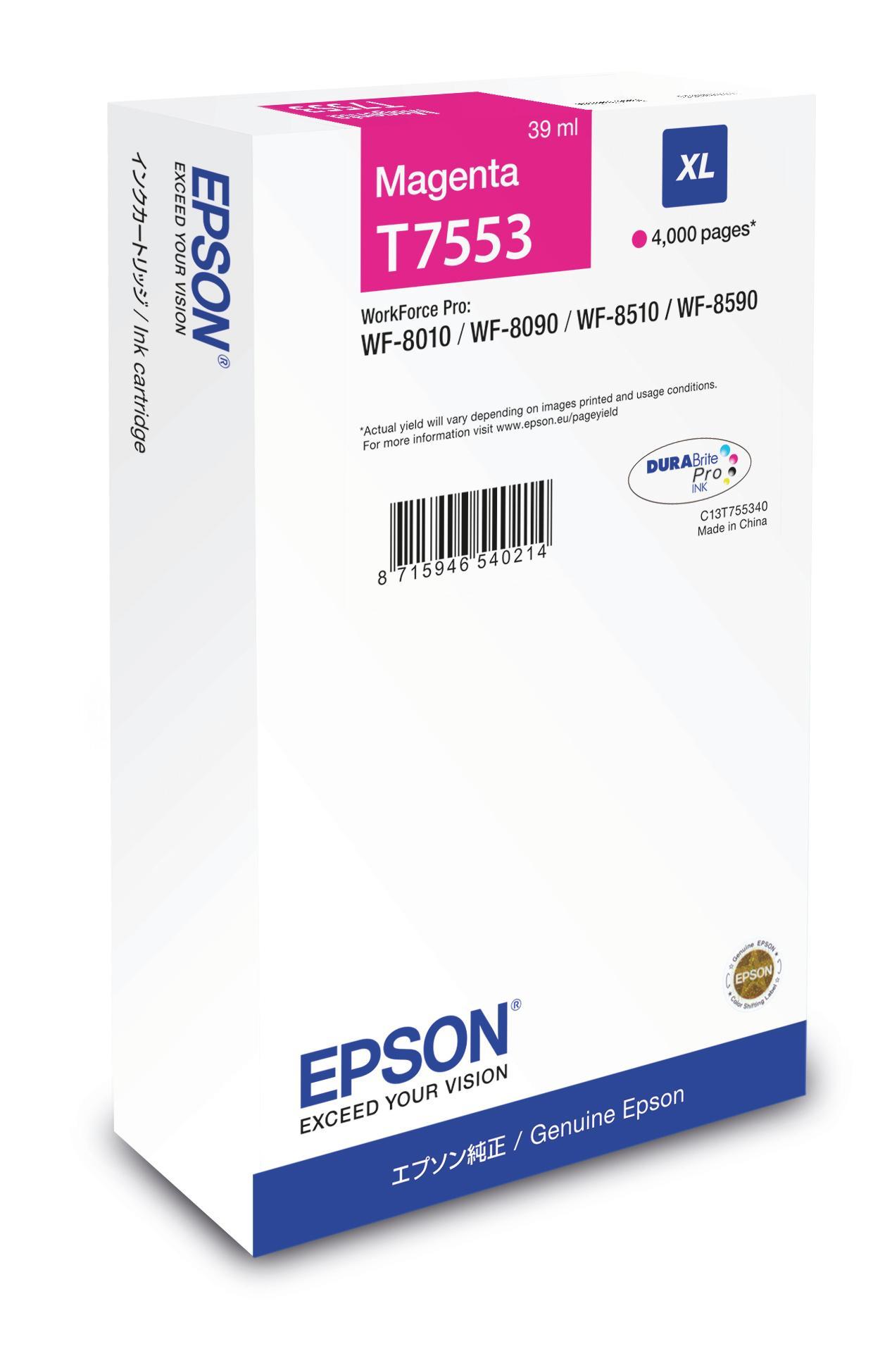 Tinteiro Original Epson T7553 Magenta
