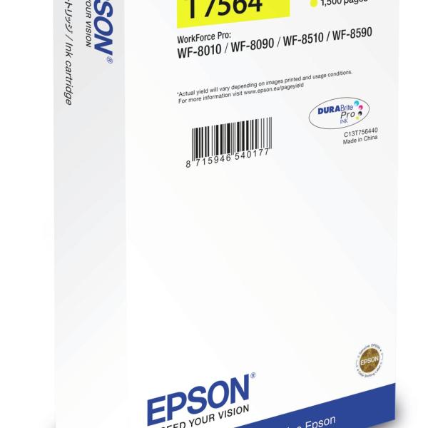 Tinteiro EPSON Amarelo L 1500p WF - 8xxx - C13T756440