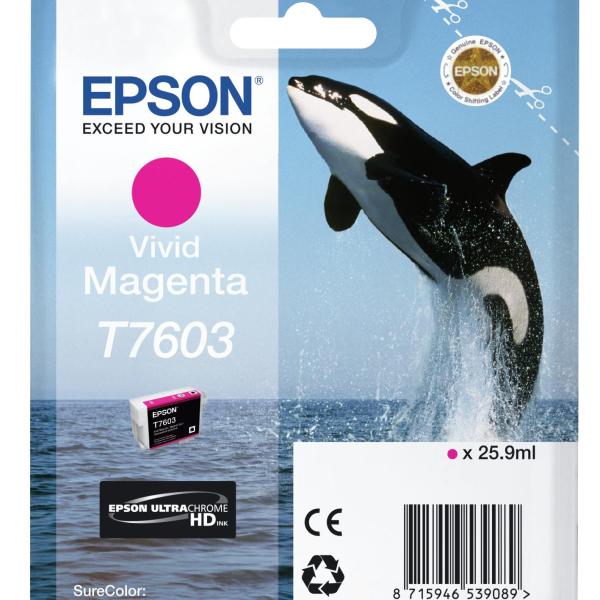 Tinteiro EPSON Magenta Vivo SC - P600 - C13T76034010