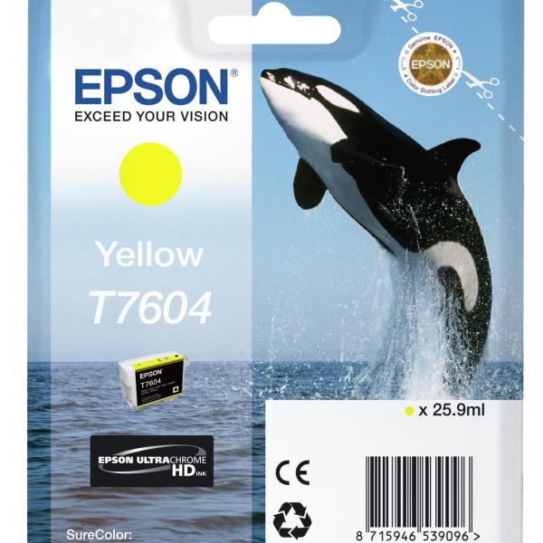 Tinteiro Amarelo T7604 - EPSON