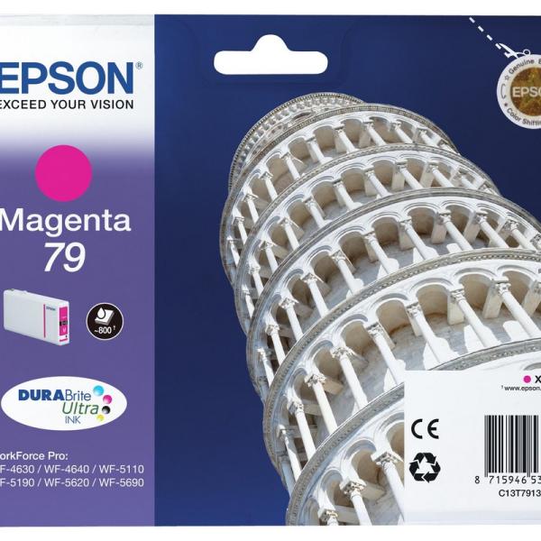 Tinteiro EPSON Magenta L 800p WF - 46xx/5xxx - C13T79134010