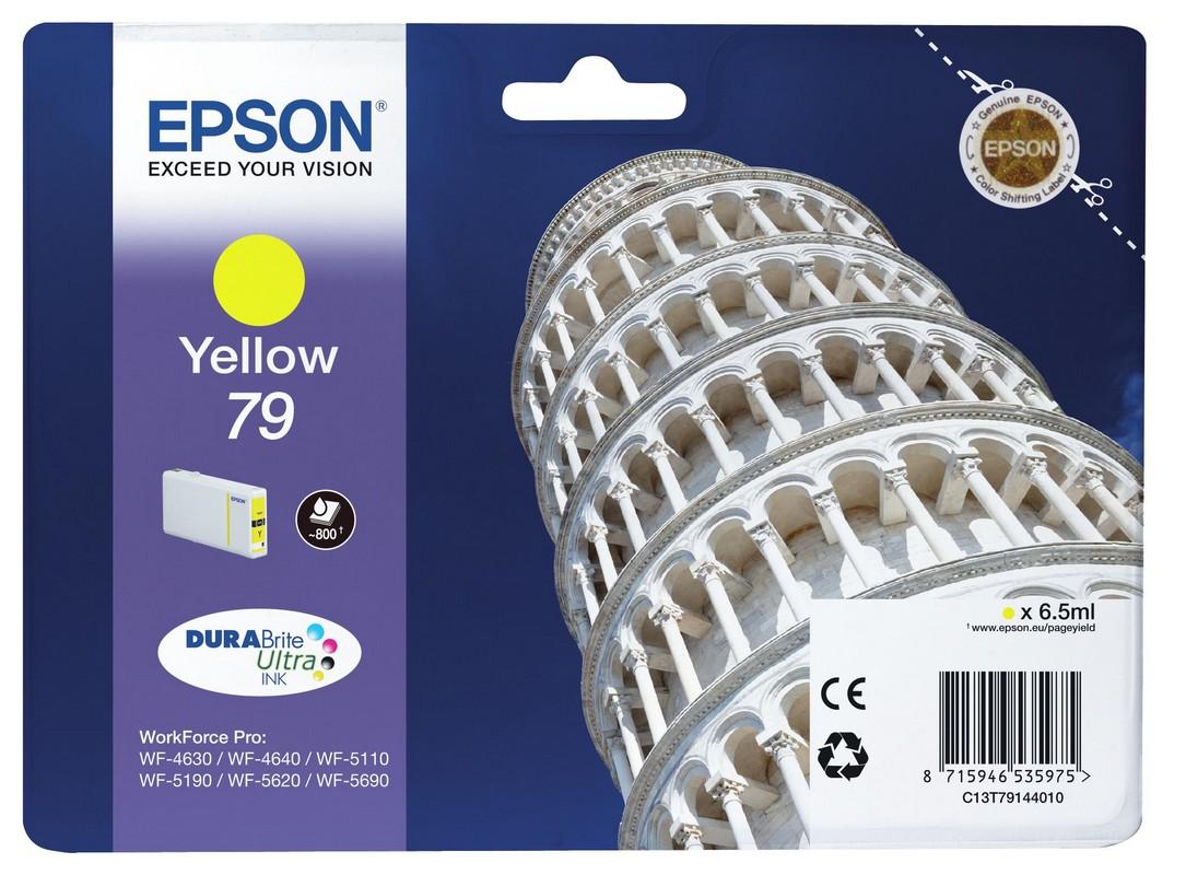 Tinteiro EPSON Amarelo L 800p WF - 46xx/5xxx - C13T79144010