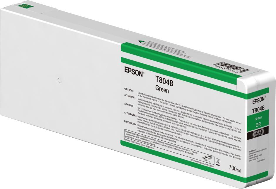 Tinteiro EPSON Verde T804B00 UltraChrome HDX 700ml - C13T804B00 — Recondicionado
