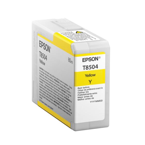 Tinteiro EPSON Amarelo T850400 - C13T850400 (Recondicionado)