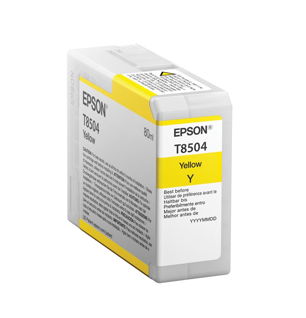 Tinteiro EPSON Amarelo T850400 - C13T850400 (Recondicionado)